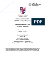 Module Code & Module Title CC5004NI Security in Computing