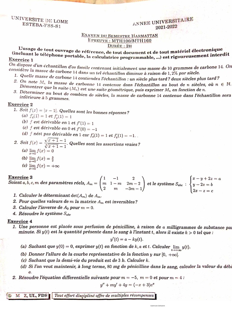 JC Doc Math 100 Estba - 013308 | PDF