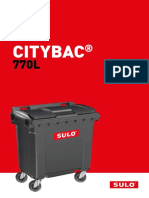 SULO Datasheet Citybac 770 L LA FR