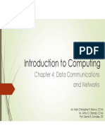 Introduction to Computing Chapter 4: Data Communications and Networks