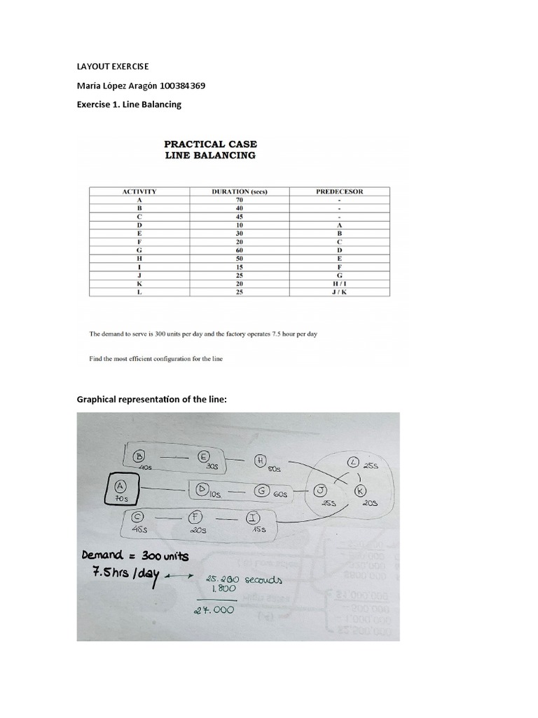 LAYOUT-EXERCISE - Operations Management | PDF