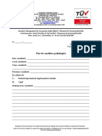 Fisa Consiliere Psiho - FCP-01 (2382)