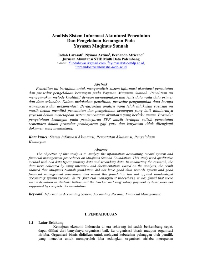 Analisis Sistem Informasi Akuntansi terhadap UMKM Bisnis Online: Sebuah Kajian Literatur