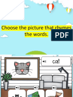 Rhyming Picture Game for Kids