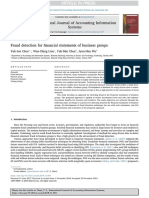 Fraud Detection Forfinancial Statements of Business Groups