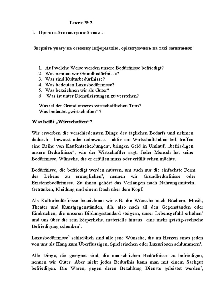 Wirtschaftsdeutsch Text 2 | PDF