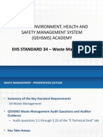 EHS 34 Waste Management