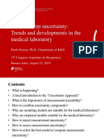 Measurement Uncertainty: Trends and Developments in The Medical Laboratory