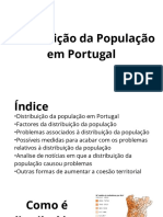 Distribuição Da População em Portugal