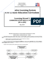 Alternative Learning System K To 12 Basi