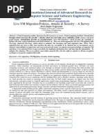 Live VM Migration Polices Attacks and Security A Survey