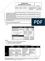 NRC 1276 Informacion de Costos I Examen Final Percy Zarate Terreros