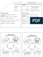 Water Cycle Worksheet Templates Layouts - 115501
