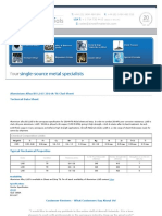 Aluminium Alloy BS L165 2014A-T6 Clad Sheet - Aircraft Materials