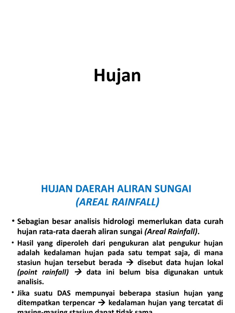 PSDA - Hujan - 2 | PDF