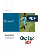 Cisco Expo 2007 Les Fonctions de Sécurité de l'IOS
