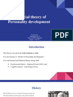 Psychosocial Theory of Personality Development
