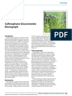 Sulforaphane Glucosinolate Monograph