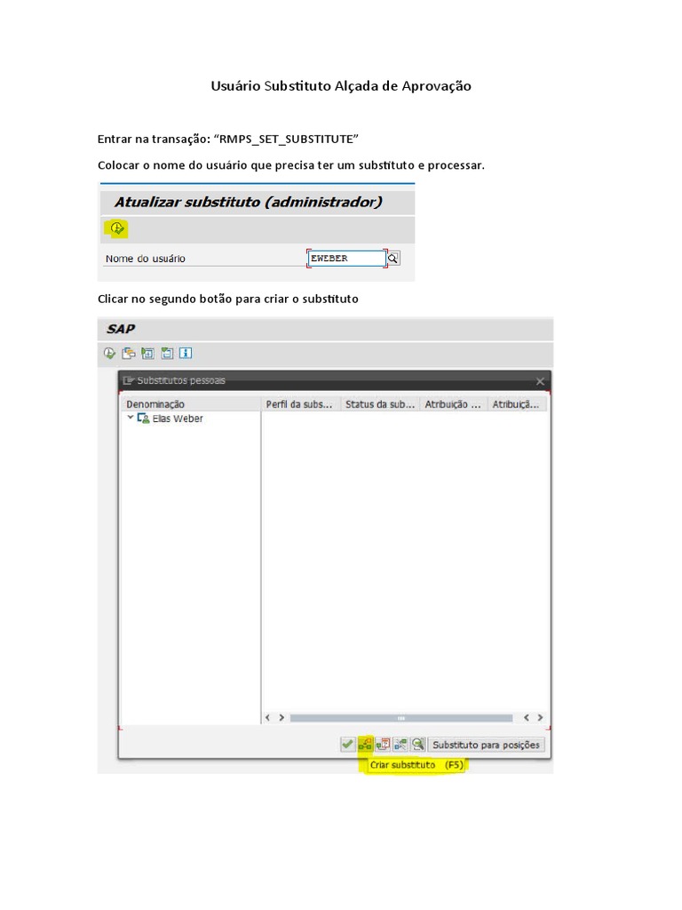 Como Criar Substituto em RMPS | PDF