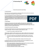 Generic Risk Assessment For Cycle Training