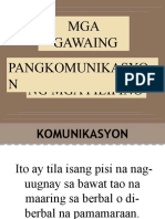 Kabanata III Gawing Pangkomunikasyon