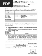 Gratuity Withdrawal Form | PDF | Taxes | Economies