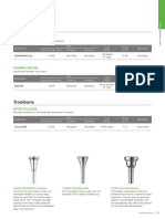 Brass signature series horn and trombone mouthpieces