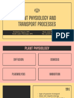 MODULE 5 - Plant Physiology and Transport Processes