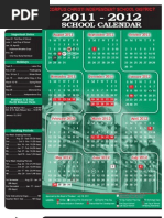 School Calendar 2011-2012-Revised 4-25-11 On Web | PDF