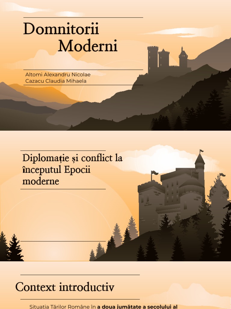 Domnitori Moderni | PDF