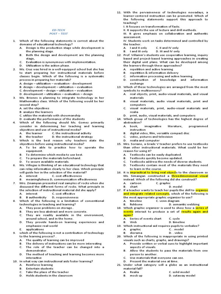 Gen Ed and Prof Ed | PDF | Educational Technology | Teaching Method