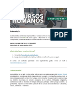 Formación en Recursos Humanos Online