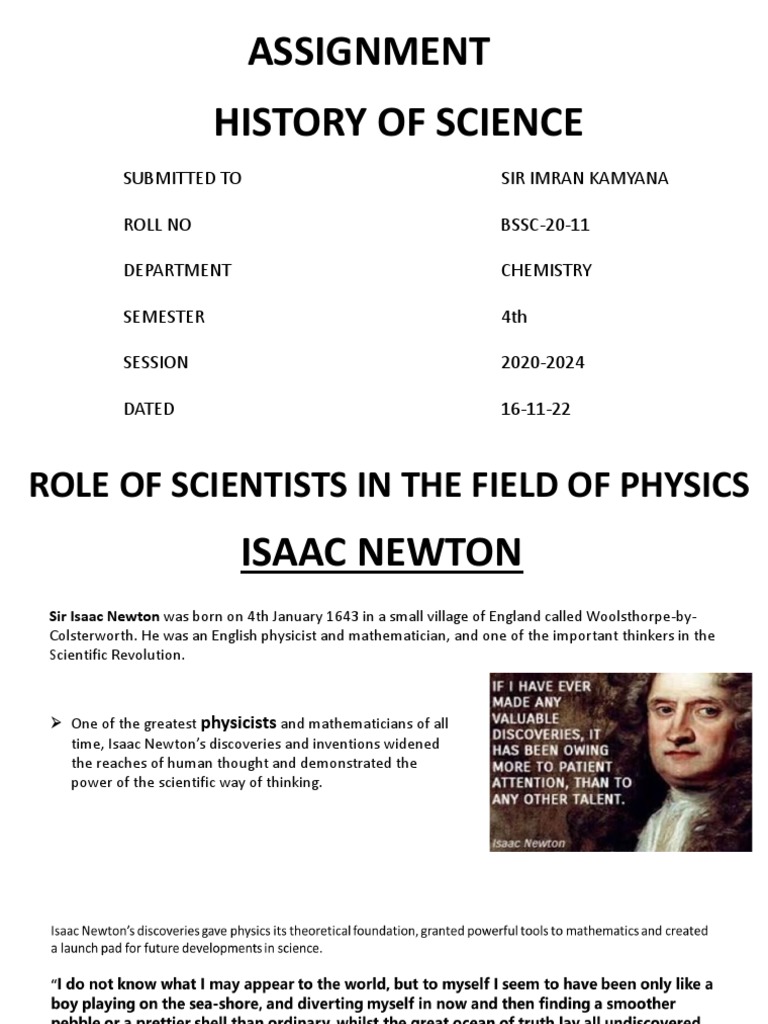 Isaac Newton | PDF | Force | Gravity