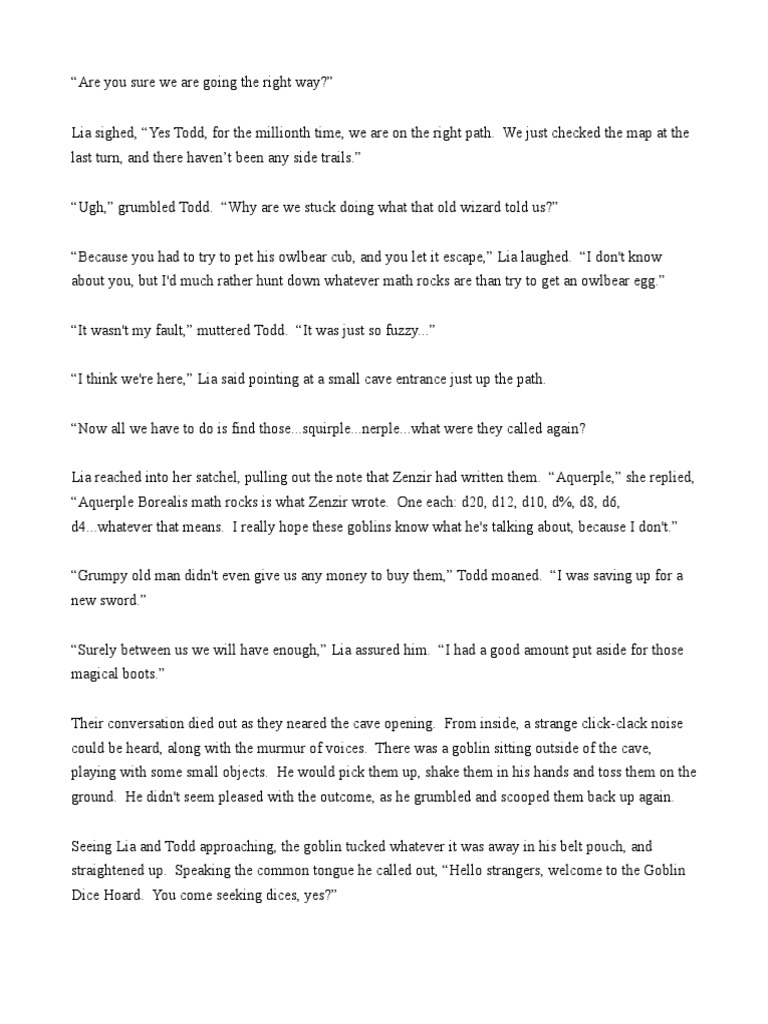 Goblin Dice Hoard PDF