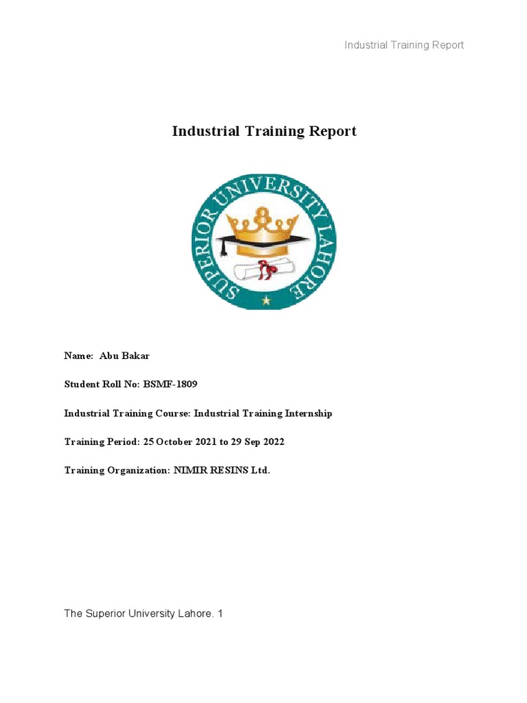 Industrial Training Report | PDF | Pump | Air Conditioning