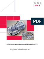 SSP 367 Boîte Automatique 6 Rapports 09D de l’Audi Q7