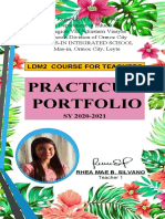 LDM2 Practicum Portfolio for Teachers