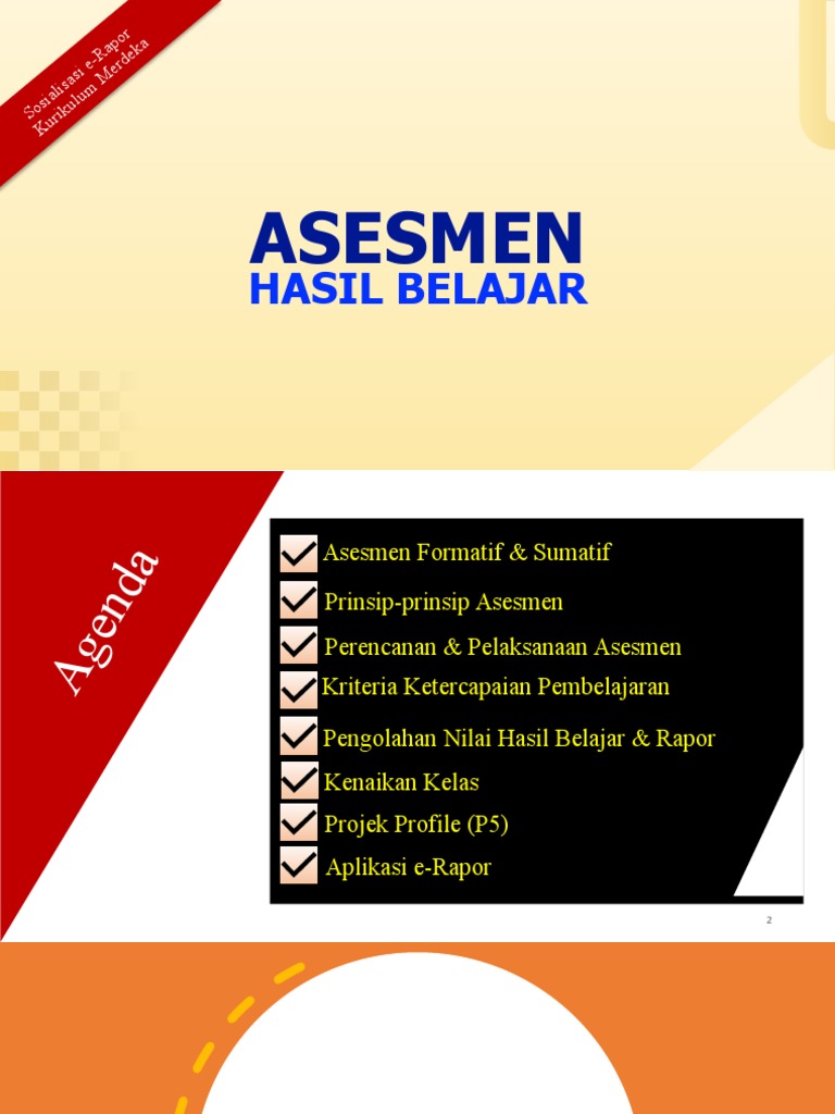 Asesmen Hasil Belajar & E-Rapor | PDF