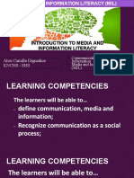 Lesson 01 Media and Information Literacy