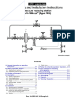 Operating and Installation Instructions: Pressure Reducing Station Ari-Presys (Type PRS)