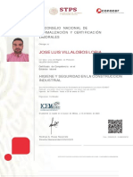 Certificado Higiene y Seguridad