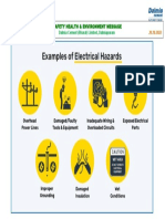 D (SHE) M - 1142 - 29.10.2022 - Examples of Electrical Hazards