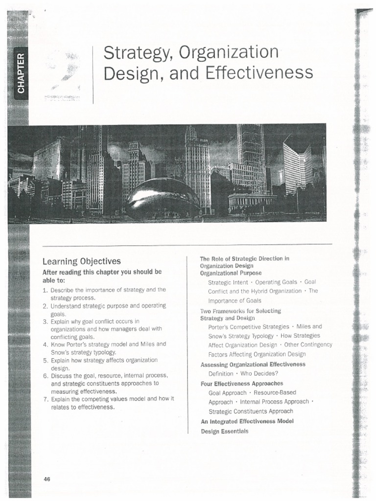 Strategy Org Design and Effectiveness-3 | PDF