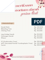 Beige and Pink Abstract Free Beauty Salon Price List Instagram Story