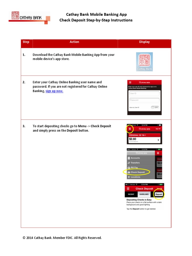 Check Deposit TuT | PDF | Mobile App | Icon (Computing)