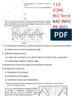 7 EX CORR RLC forcé BAC INFO groupés par Mr RAFEK JALLOULI