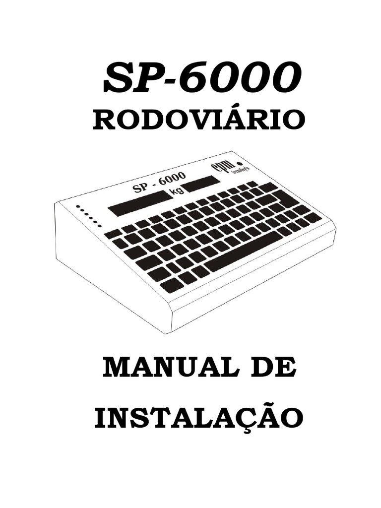 Manual SP-6000 - Rodoviario Instalação | PDF | Teclado de computador ...