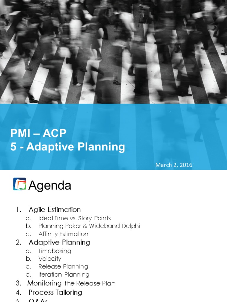 5 - Adaptive Planning | PDF | Scrum (Software Development) | Computing