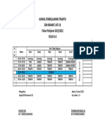 Jadwal Tematik Terpadu Kls 2, A