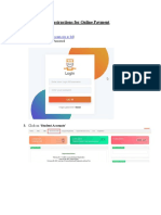 Instructions For Online Payment - 2